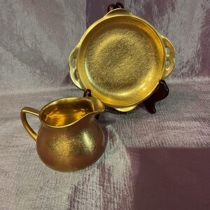 Pickard pitcher and dish